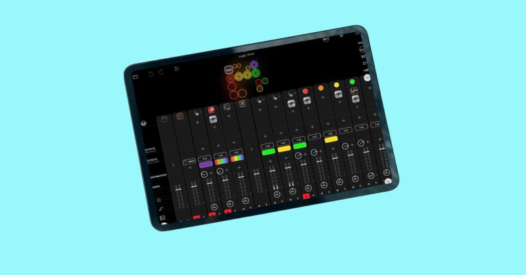 Loopy Pro digital audio workstation DAW iOS Color Background SOURCE Peter Cottell