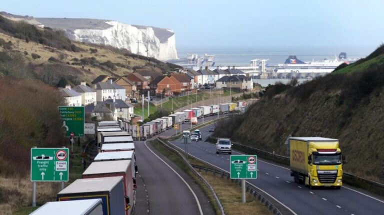 Dover Lorry Queue scaled