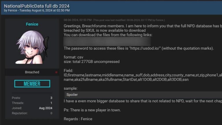 2 2.7 billion records leaked in massive US data breach forum